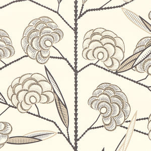 schumacher - jacob's tree - black & cream - 5015031 - wallpaper