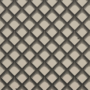 schumacher - maize - black & cream - 5015040 - wallpaper