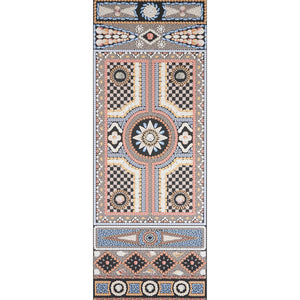 schumacher - shell grotto panel a - onyx multi - 5015160 - wallpaper