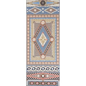 schumacher - shell grotto panel b - onyx multi - 5015162 - wallpaper