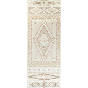 schumacher - shell grotto panel b - sand - 5015163 - wallpaper