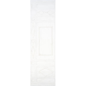 Schumacher - Swedish Manor Panel A - White - 5015170 - Wallpaper