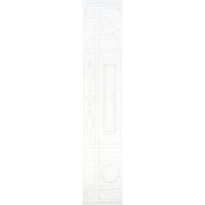 Schumacher - Swedish Manor Panel B - White - 5015171 - Wallpaper