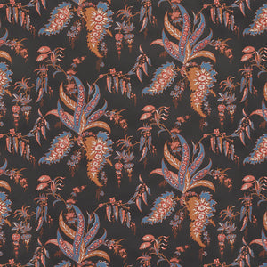 schumacher - apolline botanical - rouge & noir - 5015502 - wallpaper