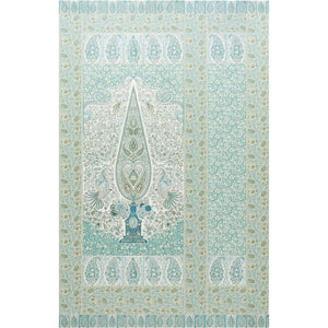 schumacher - colmery paisley panel set - peacock - 5015510 - wallpaper