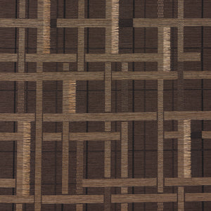 schumacher - axel plaid wallcovering - saddle brown - 5015722 - wallpaper