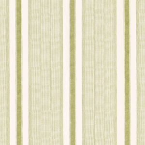 Schumacher - Ipala Stripe Vinyl - Fern - 5015802 - Wallpaper