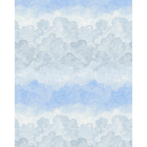 schumacher - painted sky - clear blue - 5016021 - wallpaper