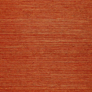schumacher - ningbo sisal - russet - 524314 - wallpaper