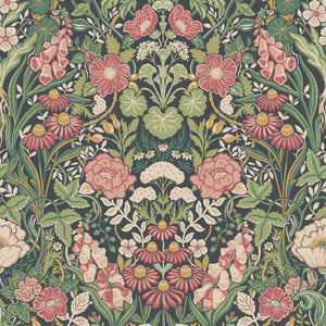 Schumacher - Ortagard - Spruce And Midnight - 5721 - Wallpaper