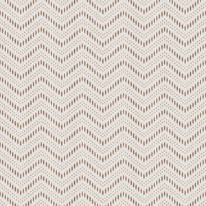 Schumacher - Chevron Dots - Natural - 6483 - Wallpaper