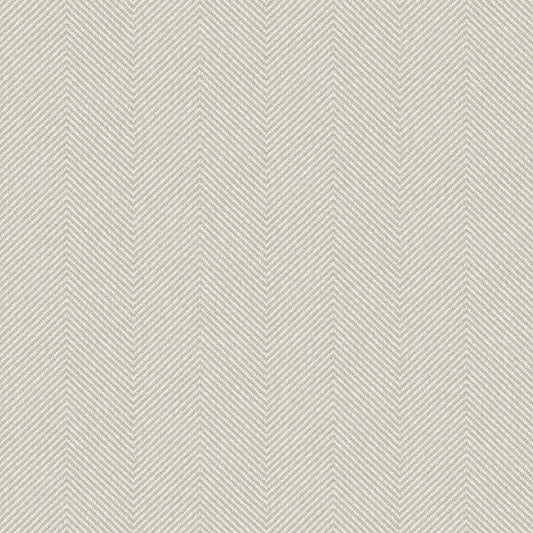 Seabrook Caf Chevron Oyster Wallpaper