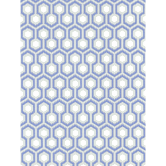Cole & Son - Hicks' Hexagon - Blue/Gr - 66/8054.CS.0