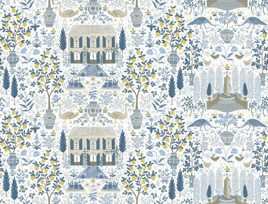 Rifle Paper Co. Camont Indigo Wallpaper