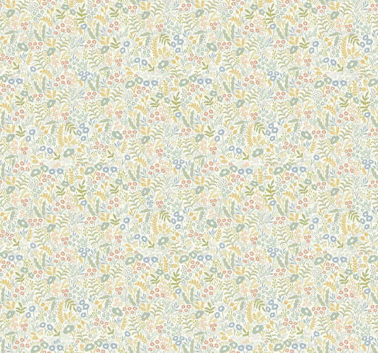 Rifle Paper Co. Tapestry Light Mustard Wallpaper