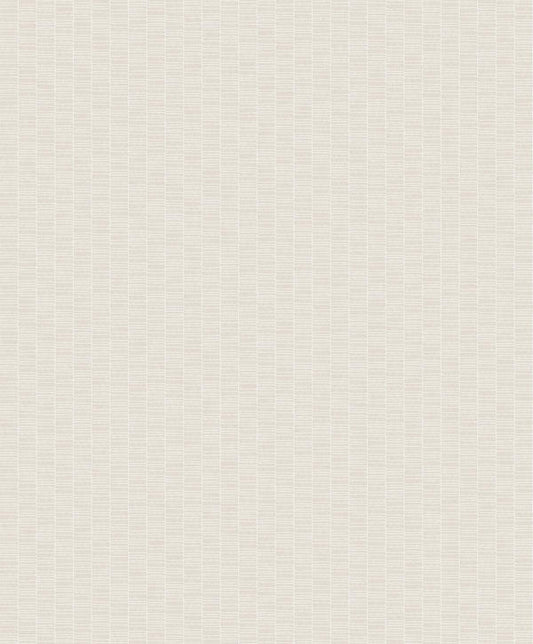 Seabrook Deco Spliced Stripe Linen Wallpaper