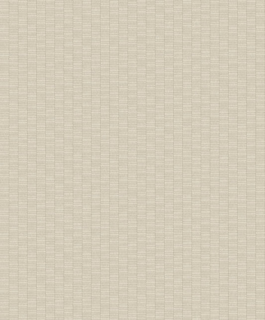 Seabrook Deco Spliced Stripe Dove Wallpaper