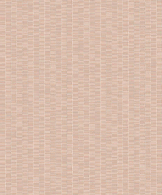 Seabrook Deco Spliced Stripe Pastel Pink Wallpaper