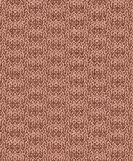 Seabrook Spiro Geometric Terra Cotta Wallpaper
