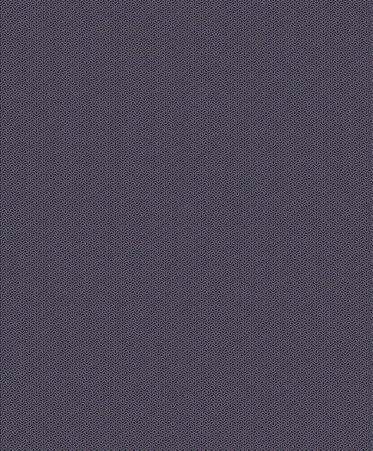 Seabrook Spiro Geometric Denim & Pastel Pink Wallpaper
