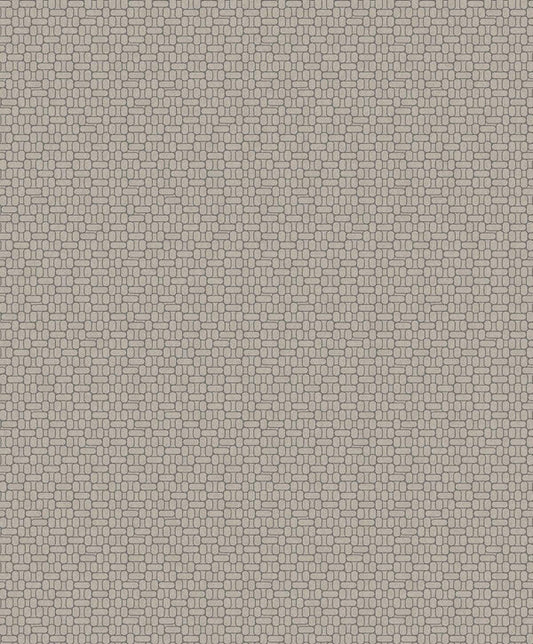 Seabrook Capsule Geometric Nobel Grey Wallpaper