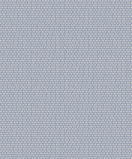 Seabrook Capsule Geometric Skylight & Navy Wallpaper