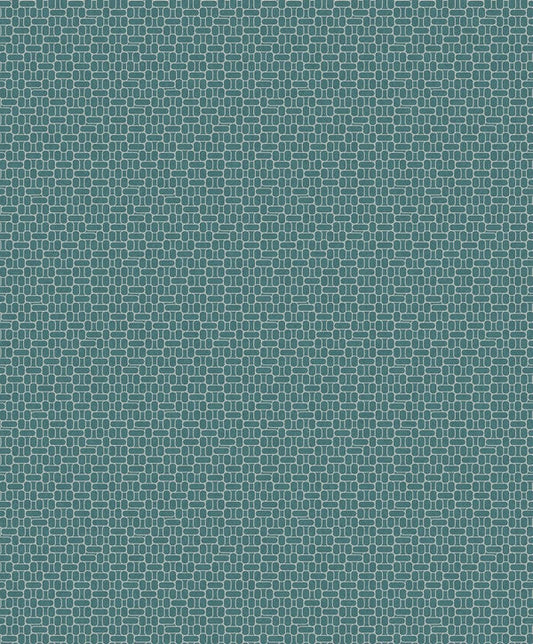 Seabrook Capsule Geometric Perry Teal Wallpaper
