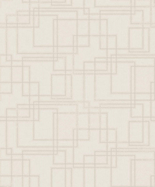 Seabrook Bauhaus Cityscape Linen Wallpaper