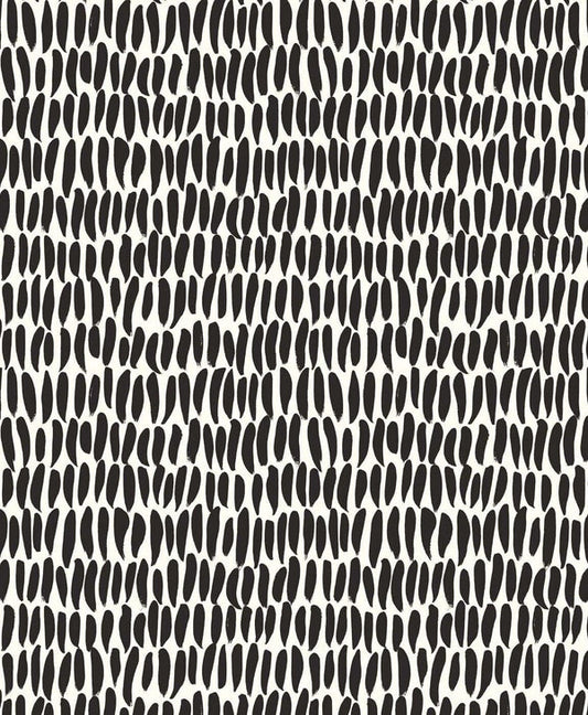 Seabrook Brushwork Inkwell Wallpaper