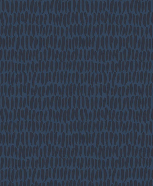Seabrook Brushwork Midnight Wallpaper