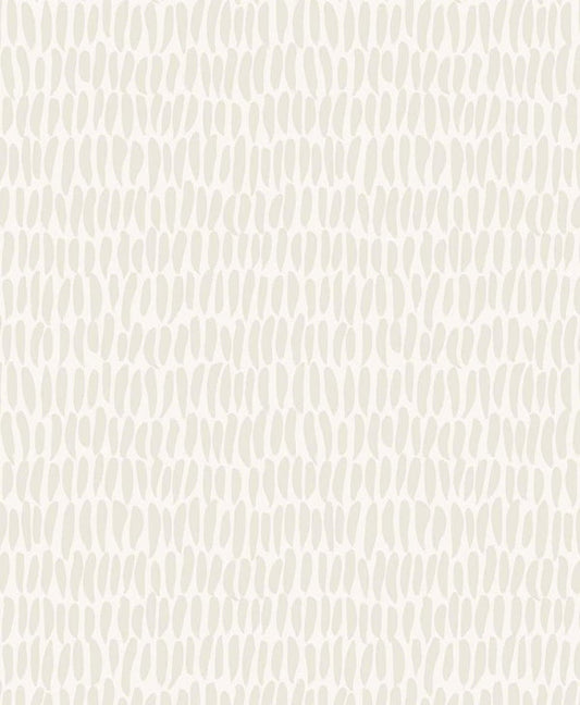 Seabrook Brushwork Oat Milk Wallpaper