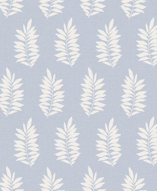 Seabrook Pinnate Silhouette Iceburg Wallpaper