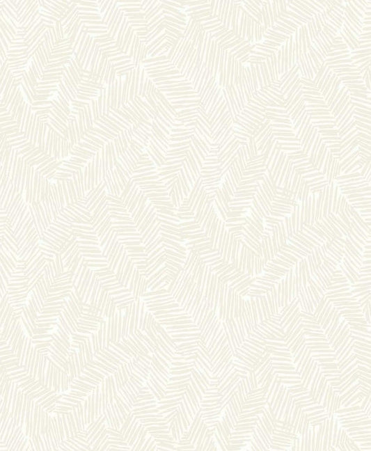 Seabrook Lush Ivory Wallpaper