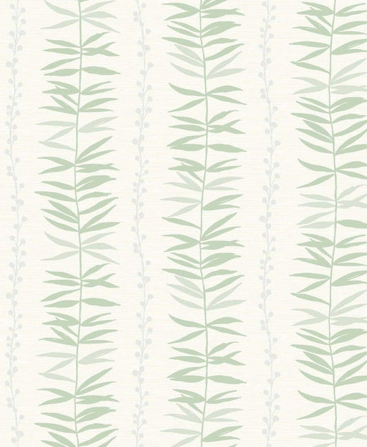 Seabrook Summer Garland Forest Wallpaper