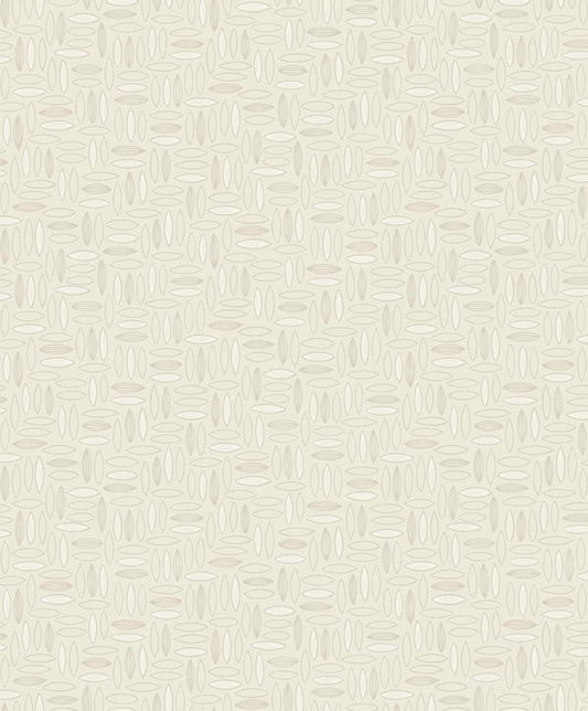 Seabrook Pip Geo Almond Milk Wallpaper