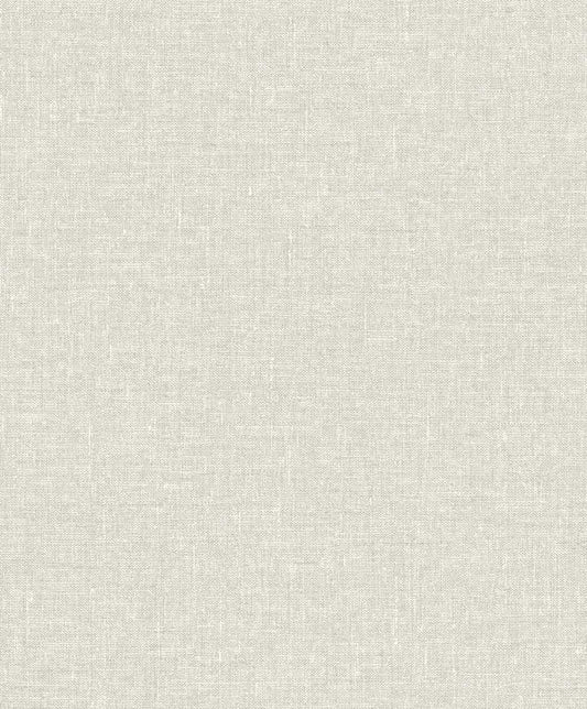 Seabrook Soft Linen Ash Wallpaper