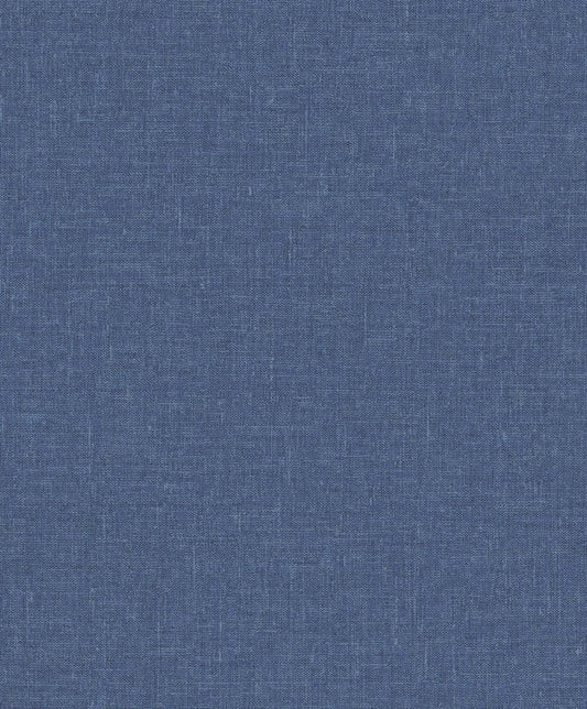 Seabrook Soft Linen Navy Wallpaper