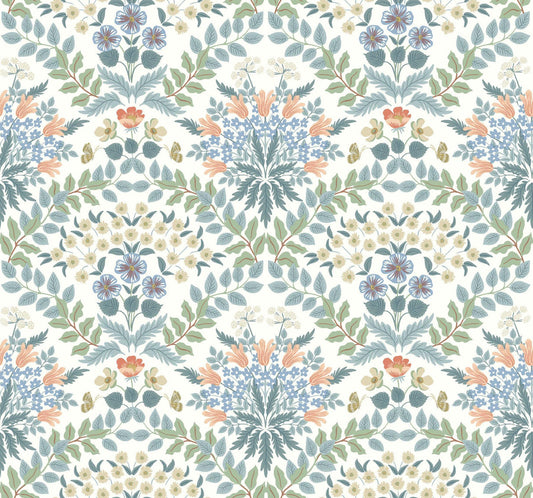 Rifle Paper Co. Bramble White Wallpaper
