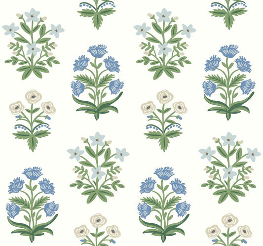 Rifle Paper Co. Mughal Rose White Wallpaper
