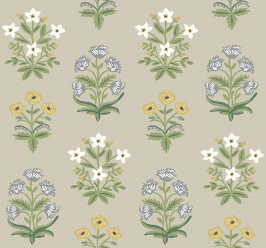 Rifle Paper Co. Mughal Rose Beige Wallpaper