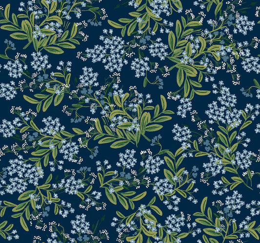Rifle Paper Co. Cornflower Purple Wallpaper