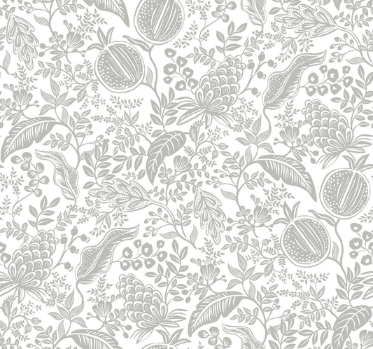 Rifle Paper Co. Pomegranate White Wallpaper