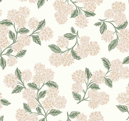 Rifle Paper Co. Hydrangea Beige Wallpaper
