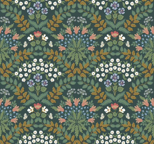 Rifle Paper Co. Bramble Green Wallpaper