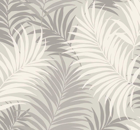 Seabrook Via Palma Cove Gray And Winter Fog Wallpaper
