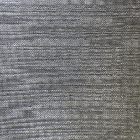 Seabrook Sisal Grasscloth Graphite Wallpaper