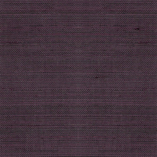 Seabrook Abaca Grasscloth Deep Plum Wallpaper