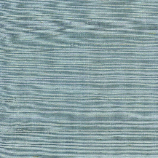 Seabrook Sisal Grasscloth Powder Blue Wallpaper