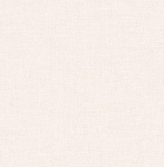 Seabrook Faux Linen Ivory Wallpaper