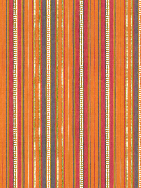 scalamandre nile stripe summer citrus fabric - scala 27253-004